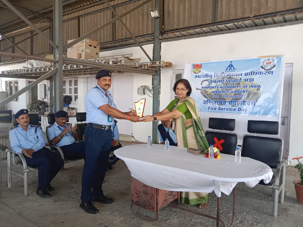 Fire service day, Jabalpur Airport