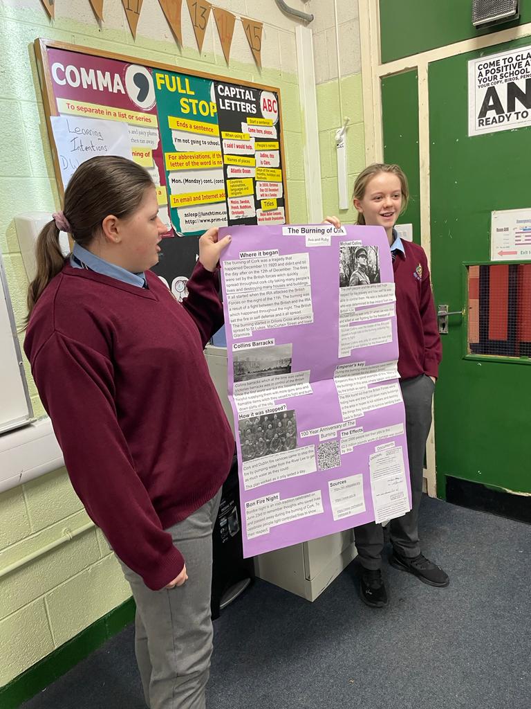 MayfieldHistory's tweet photo. So proud of our 2nd Years who worked super hard to finish CBA1. Empowered by their newly honed research skills, students were able to educate teachers on topics as diverse as Christy Ring and the Battle of Vukovar.Well done all! #CBAhistory #jchist #jcthistory #thepastinmyplace https://t.co/XKVo2syglt