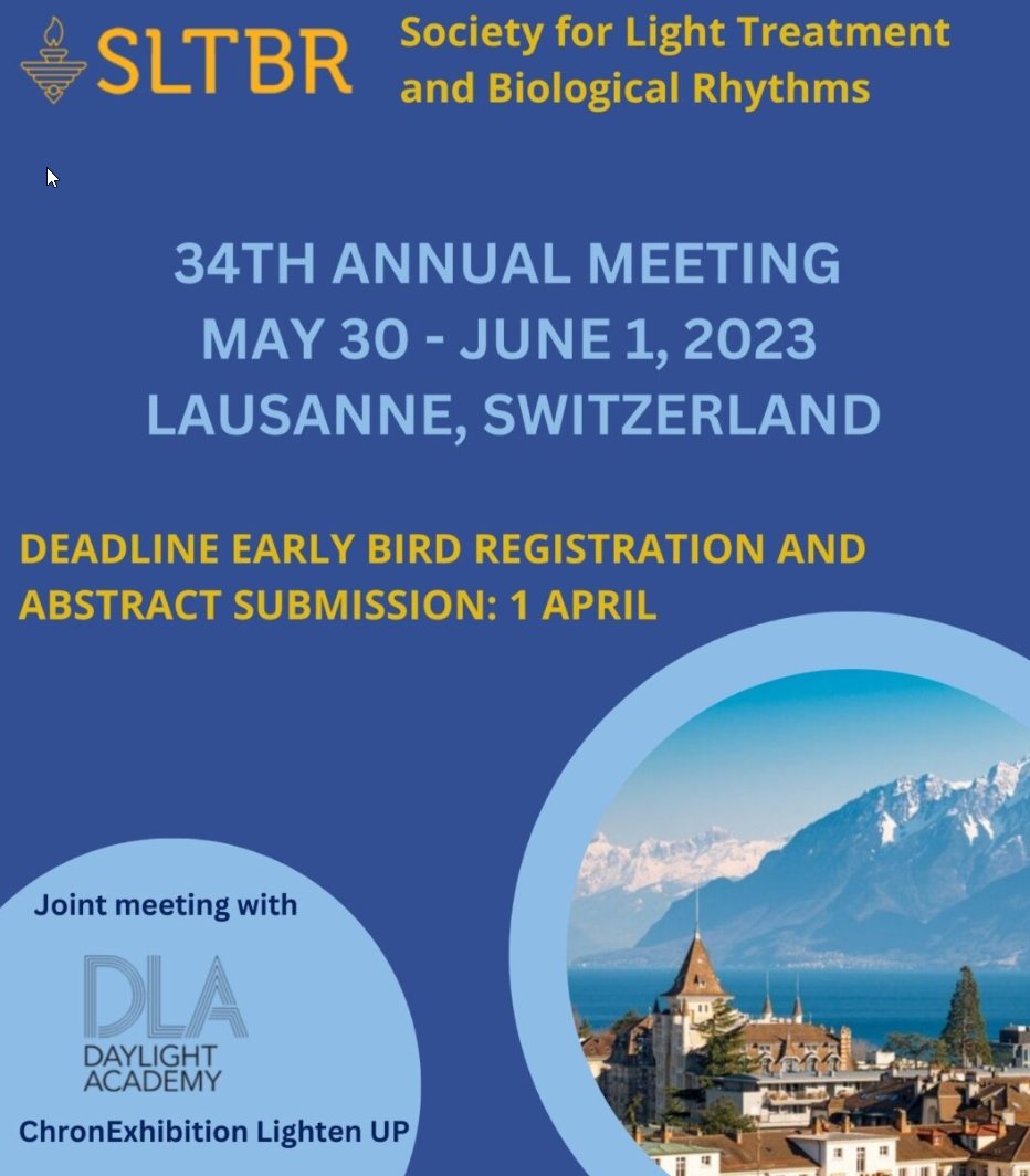 Registration is open for this year's SLTBR conference in beautiful Lausanne, Switzerland, from May 30-June 1, 2023. We have an exciting panel of confirmed speakers and plenty of data blitz slots for early career researchers :-). register here: sltbr2023.exordo.com/login