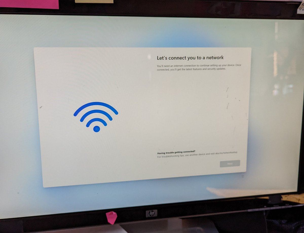 BlackOpsBBQ's tweet photo. Ok, what now, @Windows? The Ethernet is connected. Wi-Fi is plugged in. https://t.co/21MR3iqgyQ
