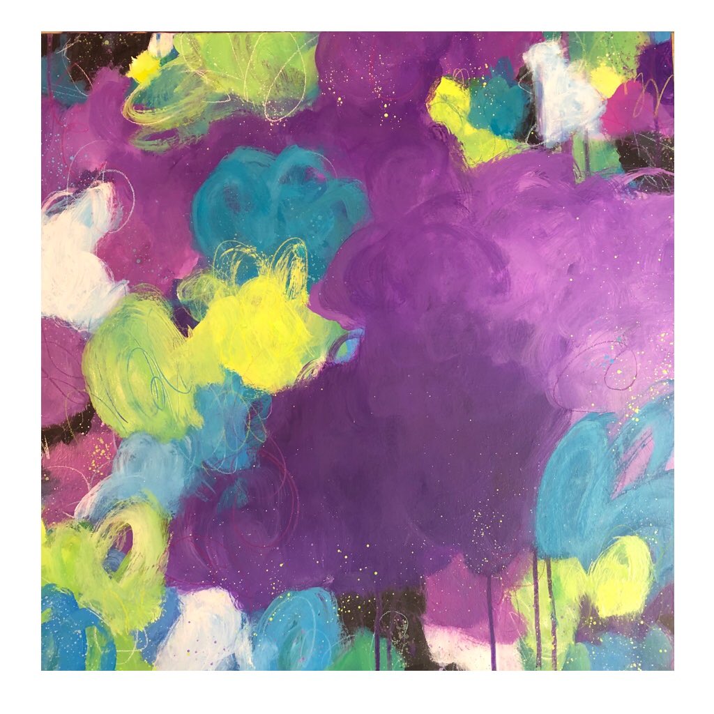 KateMLArtwork's tweet image. ‘Lilac Dreams’ acrylic on canvas 24x24 #purpleabstract #abstractpainting #flowerdreams #lilacpurple #ArtistOnTwitter