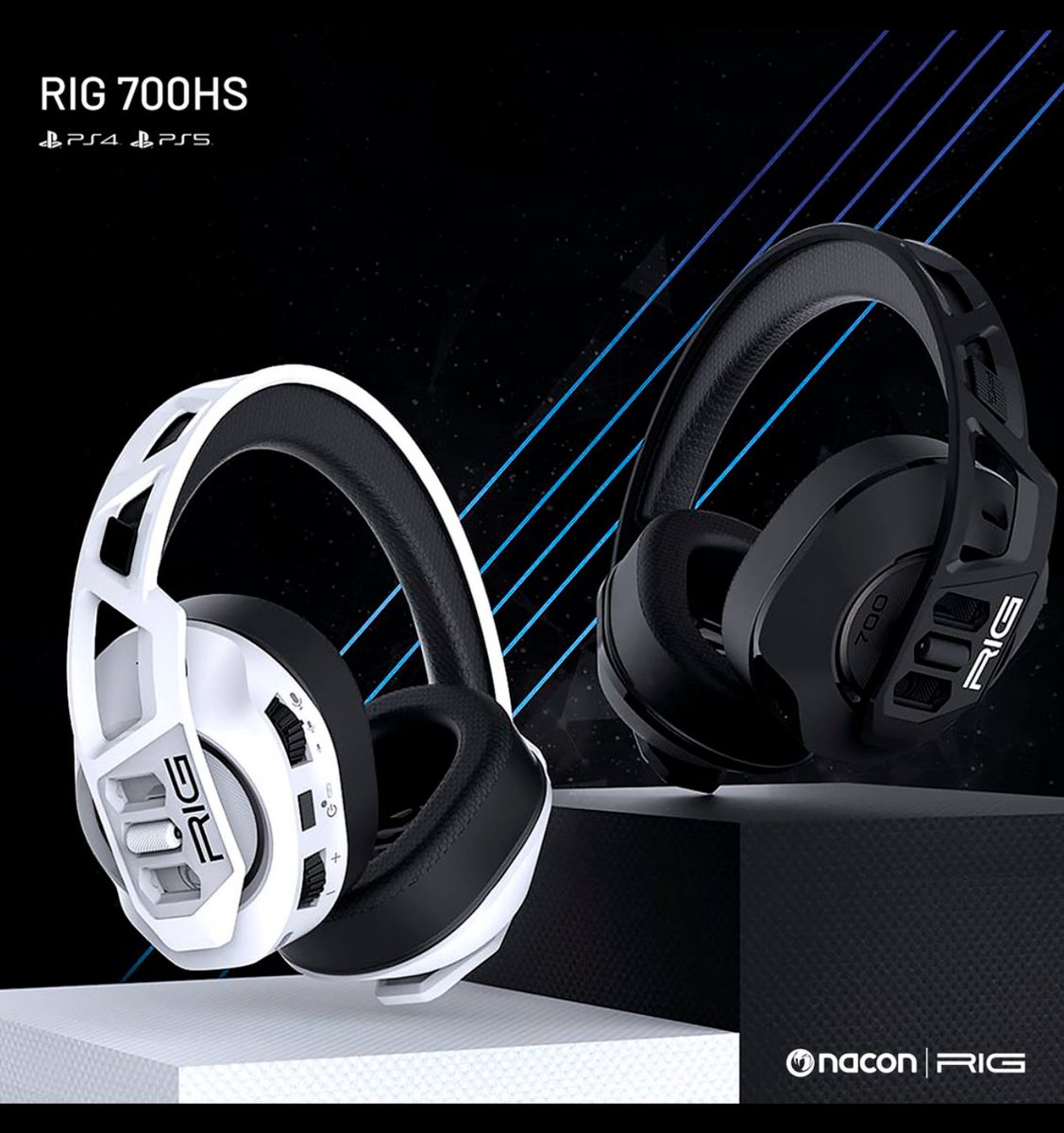 🎧👑 Los RIG 700HS son unos auriculares inalámbricos para juegos que destacan por su durabilidad y ligereza.  

#Nacon #RIGGaming #RIG700HS