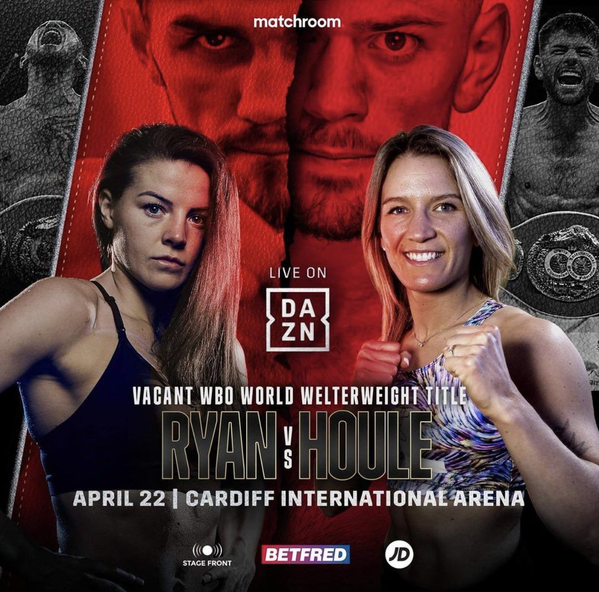 Voici la nouvelle que vous attendiez 💥! Marie-Pier Houle se battra en championnat du monde #WBO contre <a href="/sandyryan93/">Sandy Ryan</a> le 22 avril prochain à l’arena de Cardiff🔥