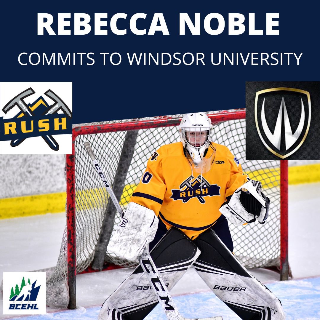 FVRush_aaa's tweet photo. Congratulations to Rebecca Noble on her commitment to Windsor University! 💙⚒💛 
#rushjourney2223 https://t.co/KfTSOKV0oQ
