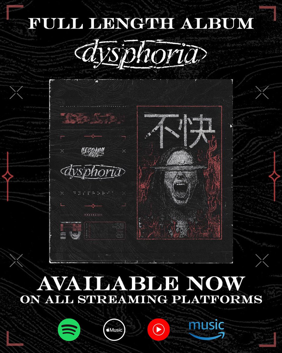 DYSPHORIA is out, go stream it!