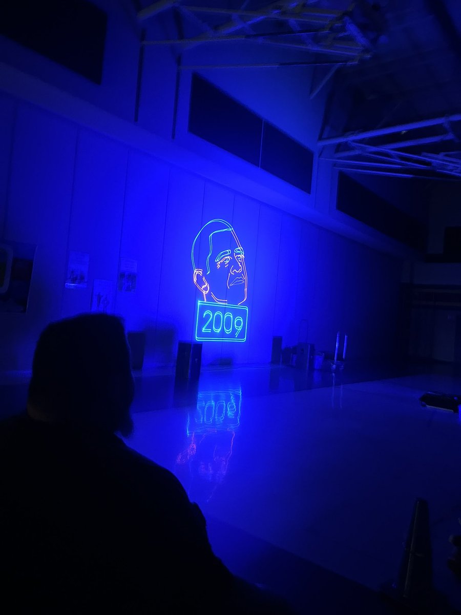 MurninPta's tweet photo. What an AWESOME way to end black history month!   The students today enjoyed a one of a kind laser show celebrating African American contributions to our nations history!!! https://t.co/4pbcK9Rbgz
