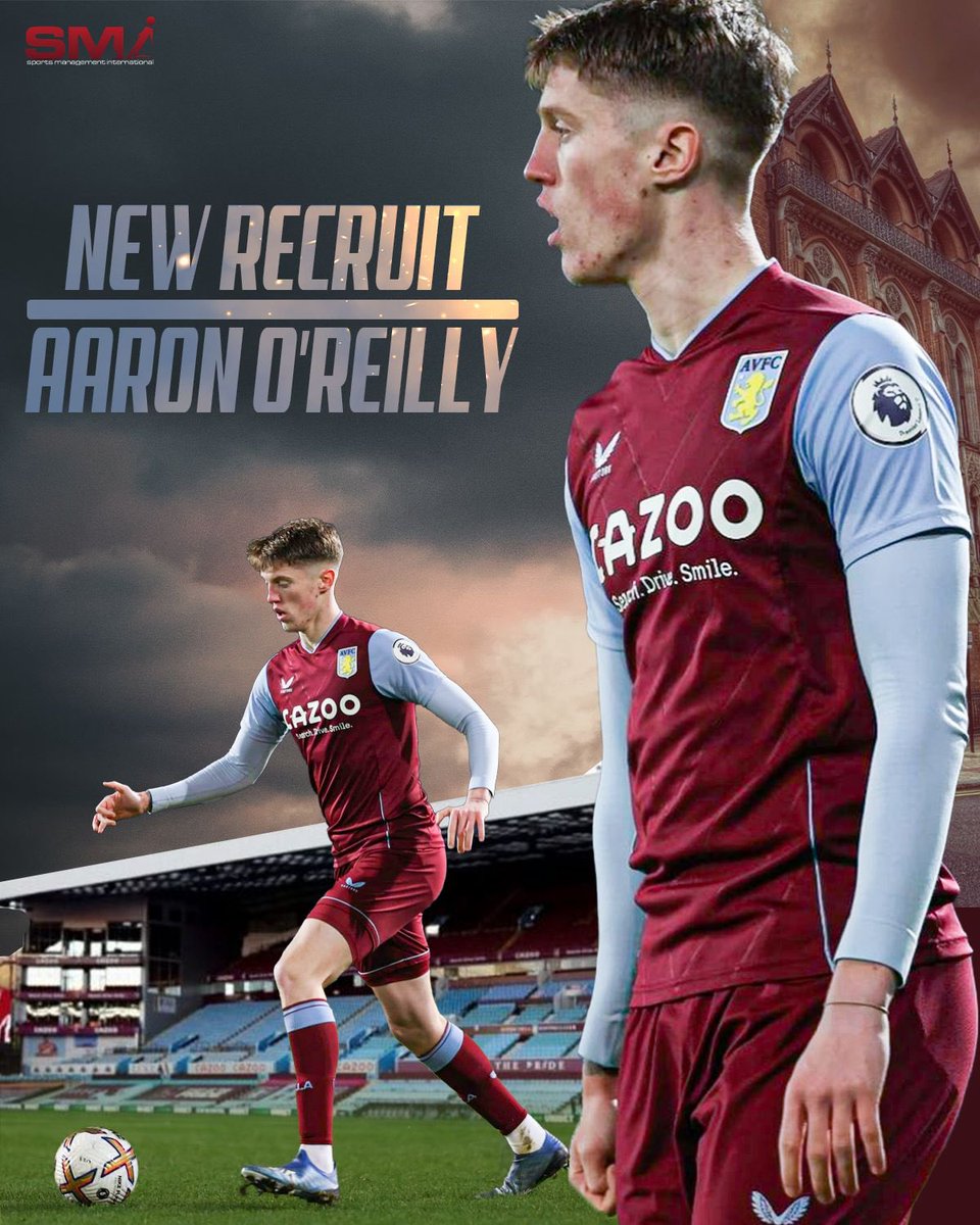 SMi_World's tweet photo. We are excited to announce our latest recruit #AaronOReilly of @AVFCOfficial ππΌ Welcome to the @smi_world family Aaron, we look forward to helping you throughout your career ππΌ #smi #NewRecruit #avfc https://t.co/9VS4zQvktw