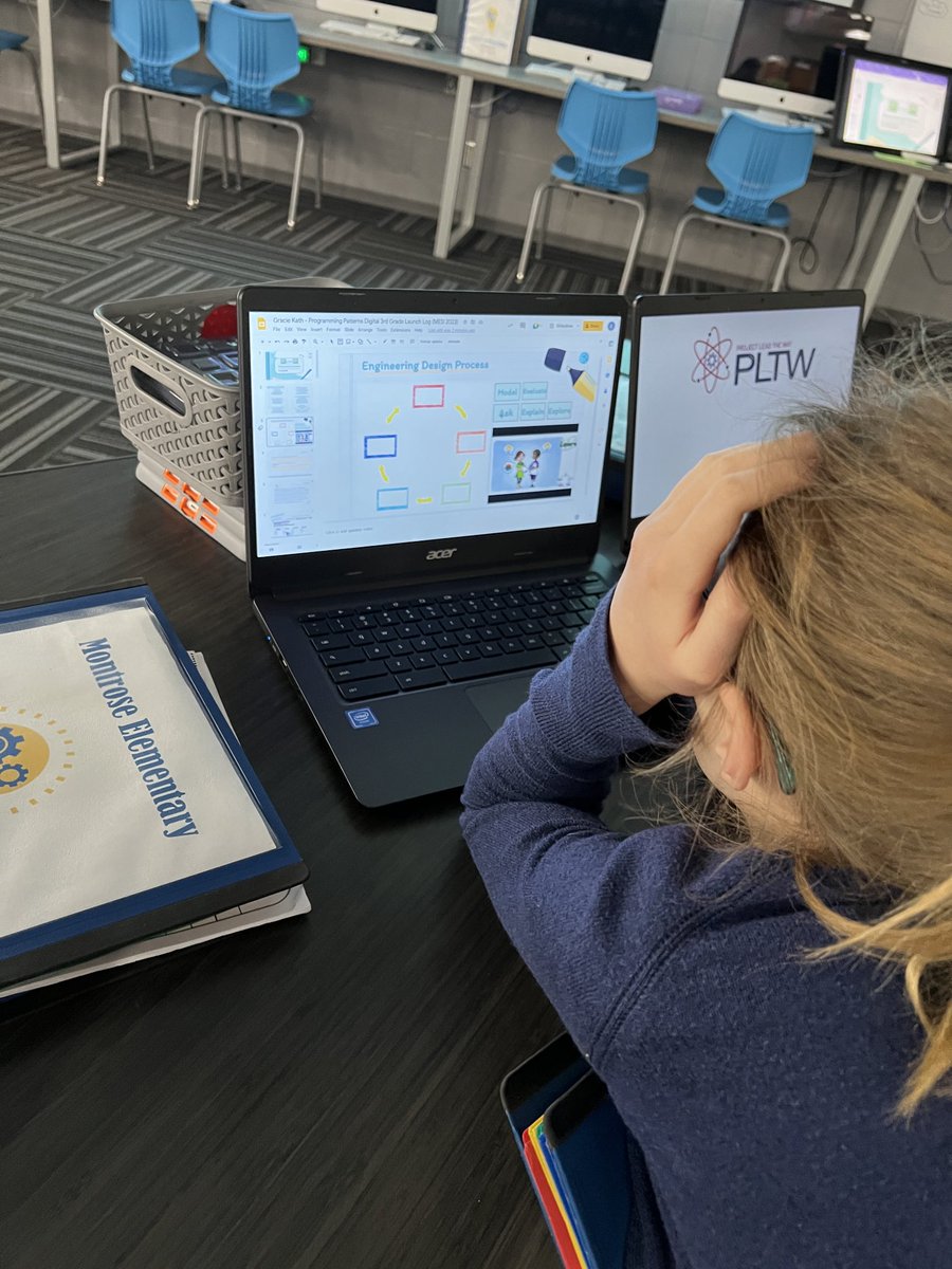 Digital FNT to review the Engineering Design Process in our Programming Patterns #PLTWLaunch unit in 3rd grade Innovation #theMESway #AVIDatMESI