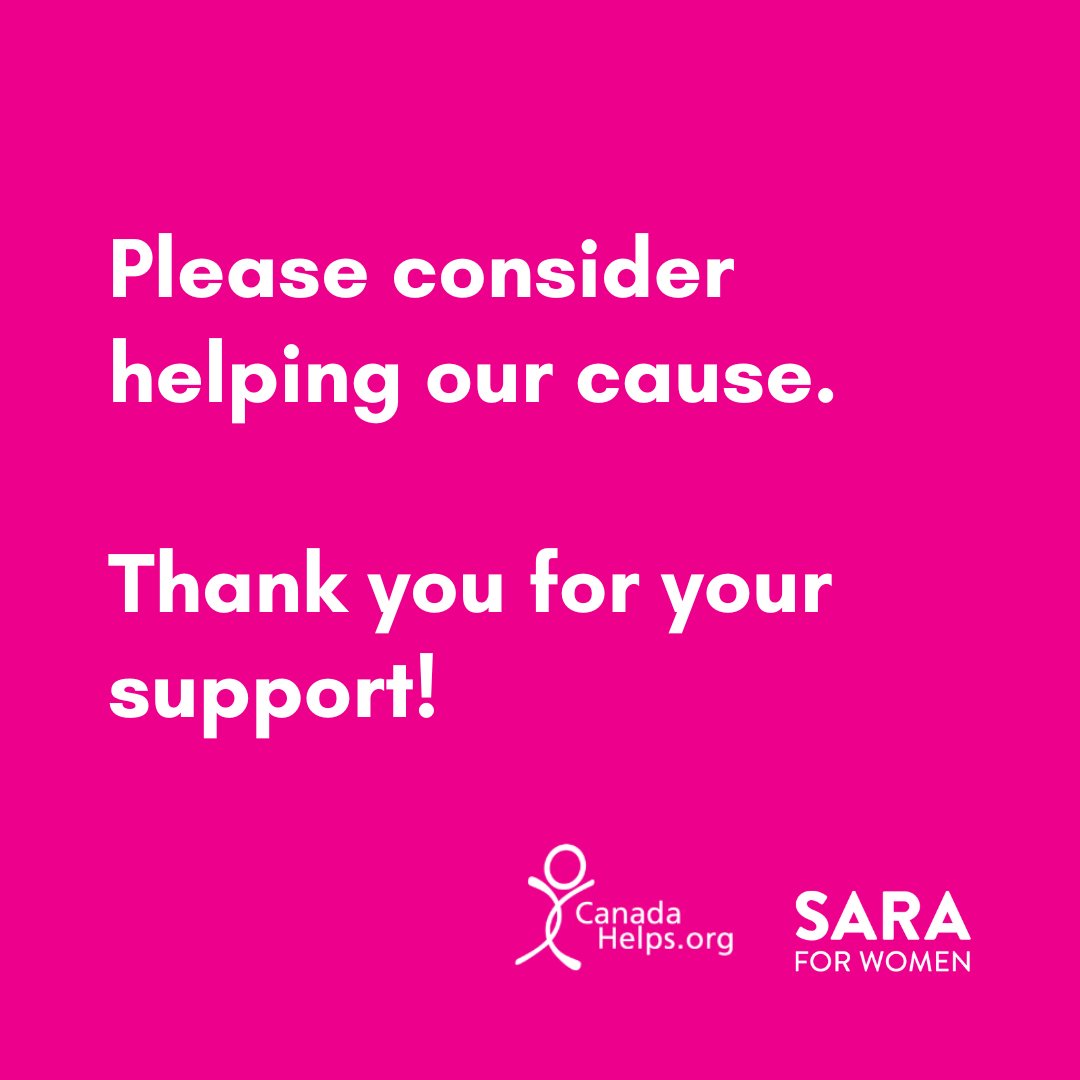 Join us in making a difference this March!

<a href="/canadahelps/">CanadaHelps</a> will be making a one-time extra $20 donation to SARA with every new monthly gift of $20 or more in support of our cause. Please consider creating a new monthly gift through CanadaHelps.

#saraforwomen
#nonprofit