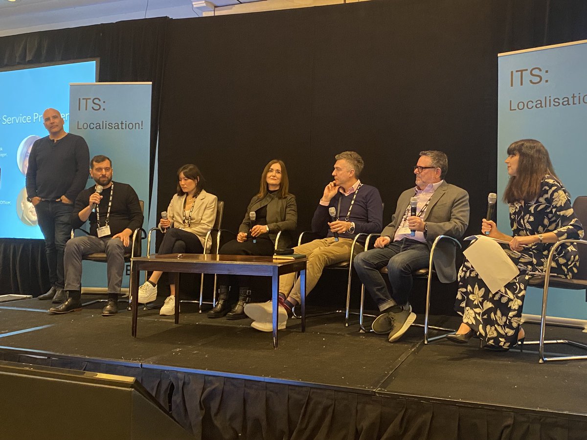 “What will help with talent retention in media localization?” “Dignity of work, pay, communication,” Matteo Natale #MESA #itslocalisation