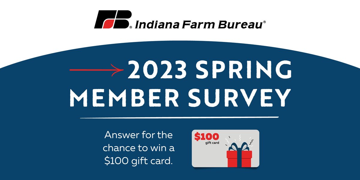 INFB's 2023 Spring Member Survey is now open. Member feedback is vital to help us shape future Farm Bureau priorities and programs. 

INFB members can find the survey link and the associated contest rules at infb.org/springsurvey.