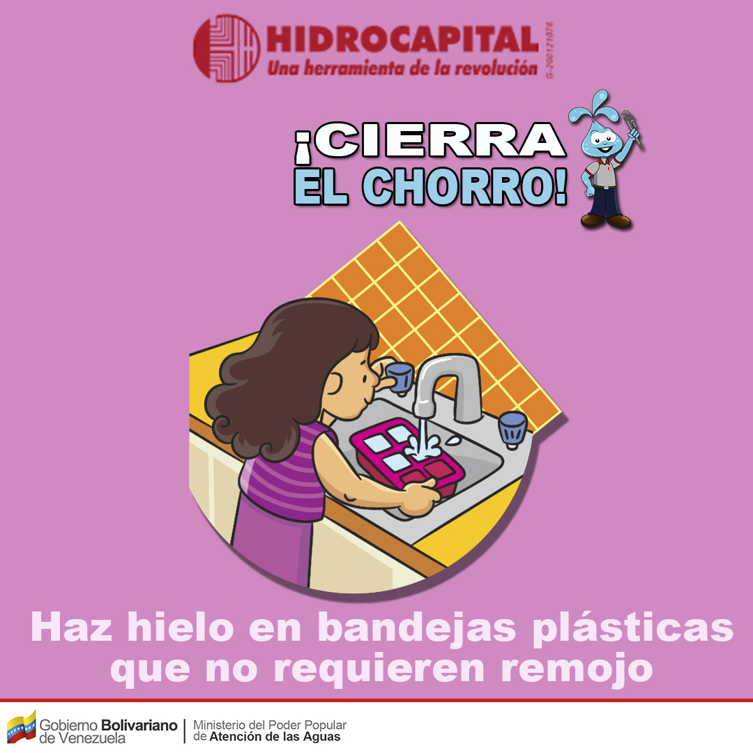 📌 𝑴𝒂́𝒔 𝑪𝒐𝒏𝒄𝒊𝒆𝒏𝒄𝒊𝒂 🚰💧 
¡El agua es importante! aprendamos a ahorrarla y juntos vamos a crear nuevos hábitos para cuidar cada gota. 
¡Cierra el Chorro!
#LasSancionesDestruyen 
#NoAlColonialismoJurídico