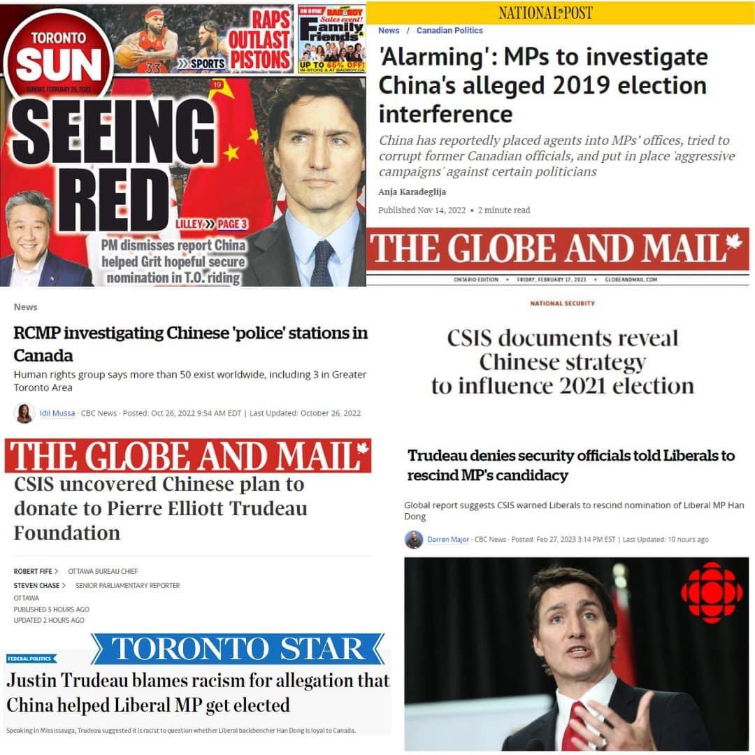 LeslynLewis's tweet photo. CSIS uncovered: 

2014 Gov of China sponsored $1M donation to the Pierre Trudeau Foundation.

2019 China’s Communist Party interference

2021 elections—the PM refused to listen to CSIS. 

2022 China having police stations in Canada.

To stop this destruction, Trudeau must resign. https://t.co/83pzxnC76r
