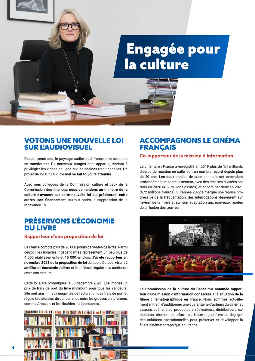 Senatrice_CBE's tweet photo. Engagée pour vous !

Je suis heureuse de vous communiquer le bilan synthétique de mon travail réalisé lors de la deuxième partie de mon mandat de Sénatrice de Paris. 

Bonne lecture ! 🤓📖⤵️

#Sénat #BilanMandat #Paris #Sénatrice @lesRep_Senat @Senat https://t.co/jURODtctKN