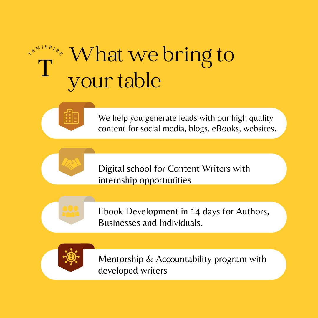 temispire's tweet photo. Temispire is an organisation that's wants to see your business grow and help young writers be the best in their field. 

Contact us 
+2347055110034
Send us an email
temispire@gmail.com

#writer #writersofinstagram #songwriter #writersofig #writerscommunity https://t.co/JqHyoRR6My