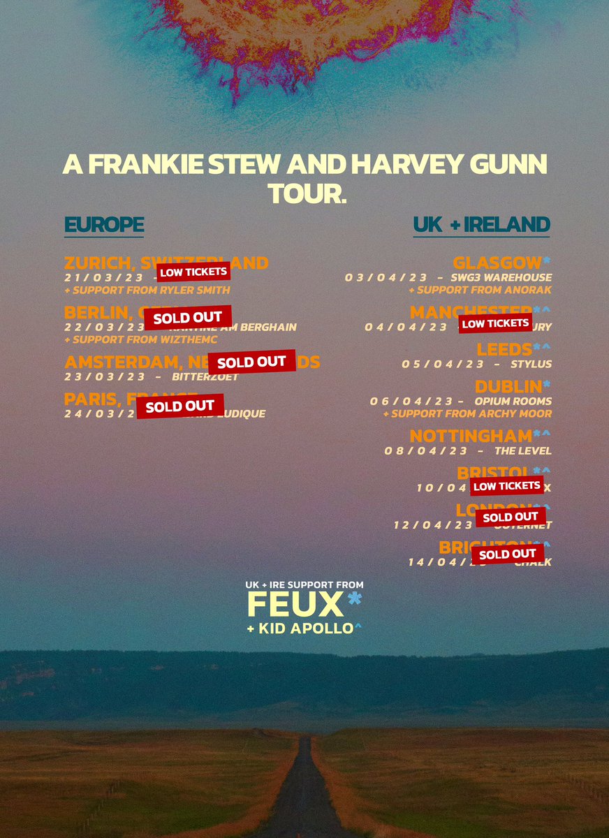FSandHG's tweet photo. WE ARE BACK ON TOUR NEXT MONTH!

Tickets on our website 🧡 https://t.co/MCkCD6M2Hs