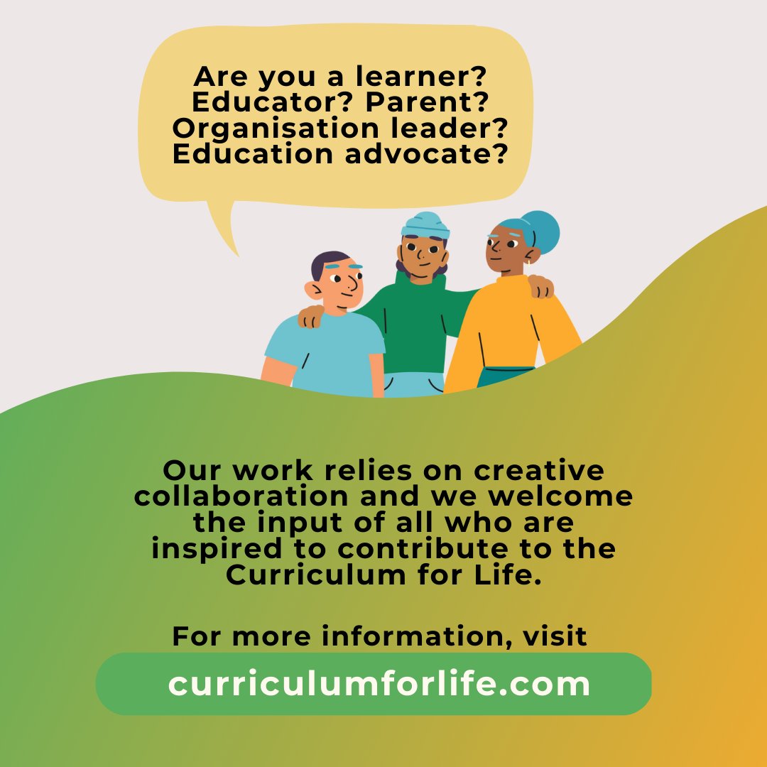 cfl_education's tweet photo. We are looking for young people, educators and collaborators to co-create with! Visit our website for more information:
https://t.co/aDU76p81oP #CurriculumForLife #LifeSkillsLearning #ItTakesAVillage #SDGs #IDGs https://t.co/oBm9oWyB3t