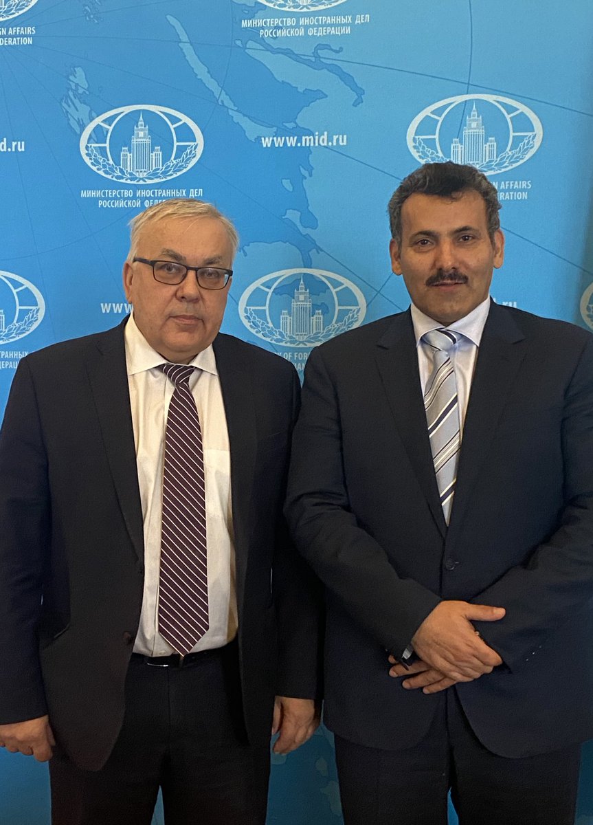 التقيت اليوم بمعالي نائب وزير الخارجية الروسي لشؤون المنظمات الدولية السيد/ سيرغي فيرشينين، وقدمت والزملاء من <a href="/KSRelief/">مركز الملك سلمان للإغاثة</a> و <a href="/SaudiDRPY/">البرنامج السعودي لتنمية وإعمار اليمن</a> ،شرحاً عن جهود المملكة السياسية والاغاثية والاقتصادية لدعم اليمن الشقيق وكذلك جهود وقف اطلاق النار والتوصل الى حل سياسي شامل ومستدام.