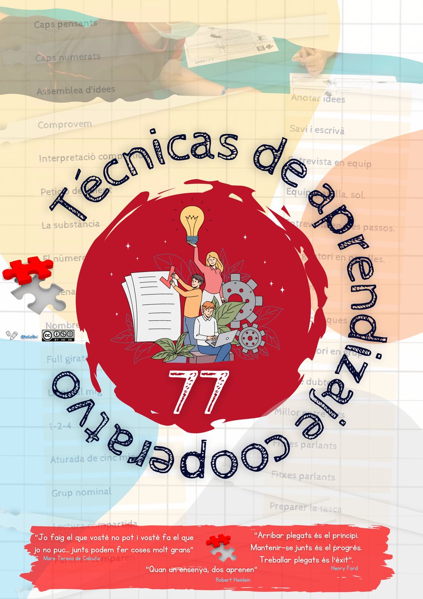 El hilo de hoy es para todas las técnicas de aprendizaje #cooperativo que he ido compartiendo estos meses. Aquí tenéis el índice de todas ellas, clasificadas por utilidad o función principal. Espero que os sea de utilidad.🧵#ideasparaclase #claustrovirtual <a href="/jccampos81/">Juan Carlos Campos</a>