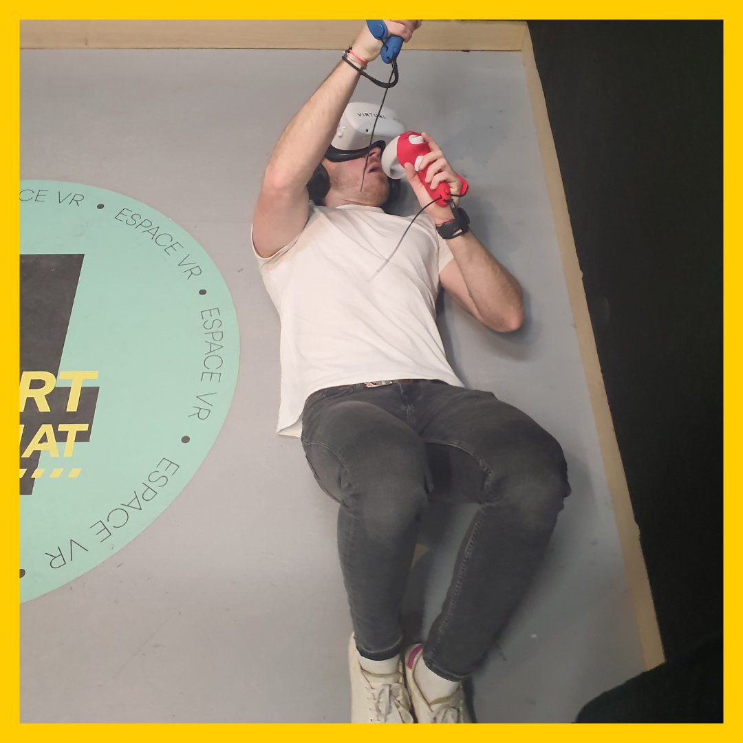 VirtualtimeVR's tweet image. Merci à l’équipe de monsieur Pierron, d’avoir choisi VirtualTime pour son Team-building !

À bientôt dans nos Centres VirtualTime !

Vous souhaitez organiser à votre tour une activité de Team-building VRaiment incroyable ?

 Rendez-vous sur virtualtime.com/entreprises/

#virtualtime