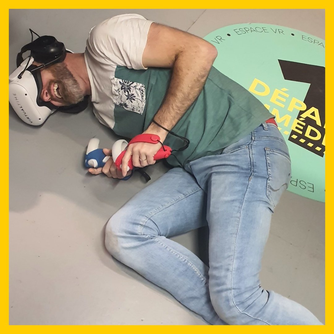 VirtualtimeVR's tweet image. Merci à l’équipe de monsieur Pierron, d’avoir choisi VirtualTime pour son Team-building !

À bientôt dans nos Centres VirtualTime !

Vous souhaitez organiser à votre tour une activité de Team-building VRaiment incroyable ?

 Rendez-vous sur virtualtime.com/entreprises/

#virtualtime