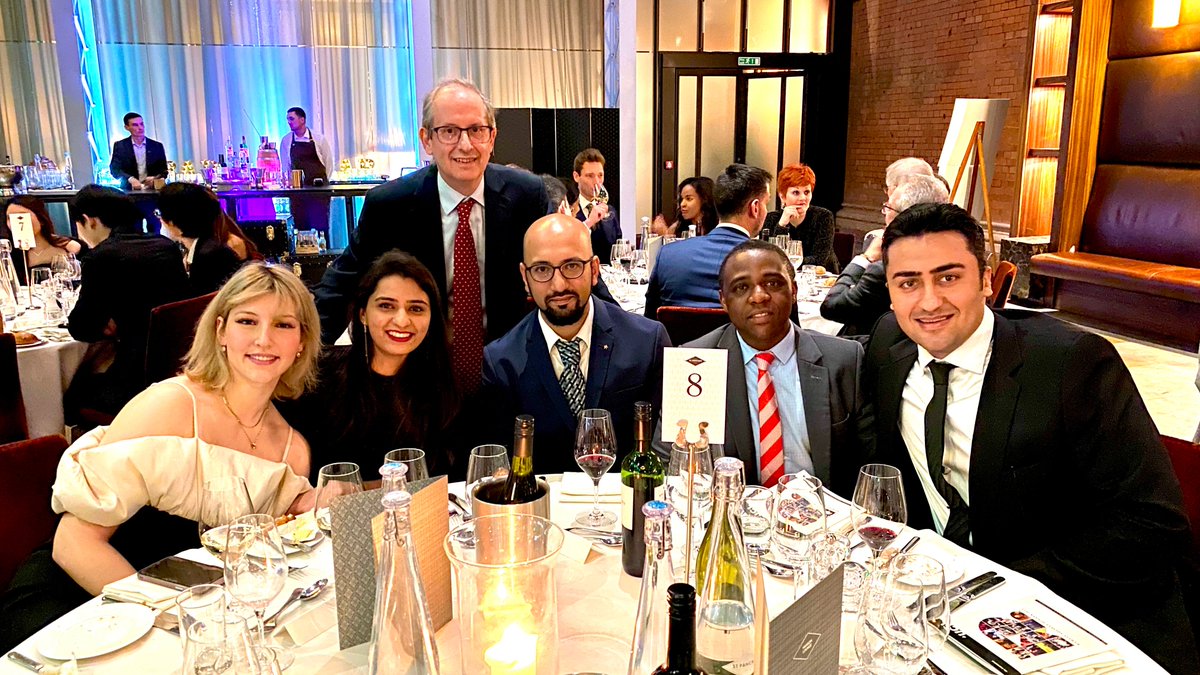 Great to be back to the St Pancras Renaissance Hotel for the 2023 Ramsay Society Dinner!