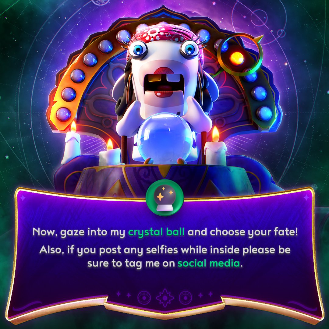 MarioRabbids's tweet image. We're unsure what happens if you don't tag #Bwahstrella 🔮 in your screenshots, but we don't want to find out... 

#MarioRabbids #TowerOfDoooom