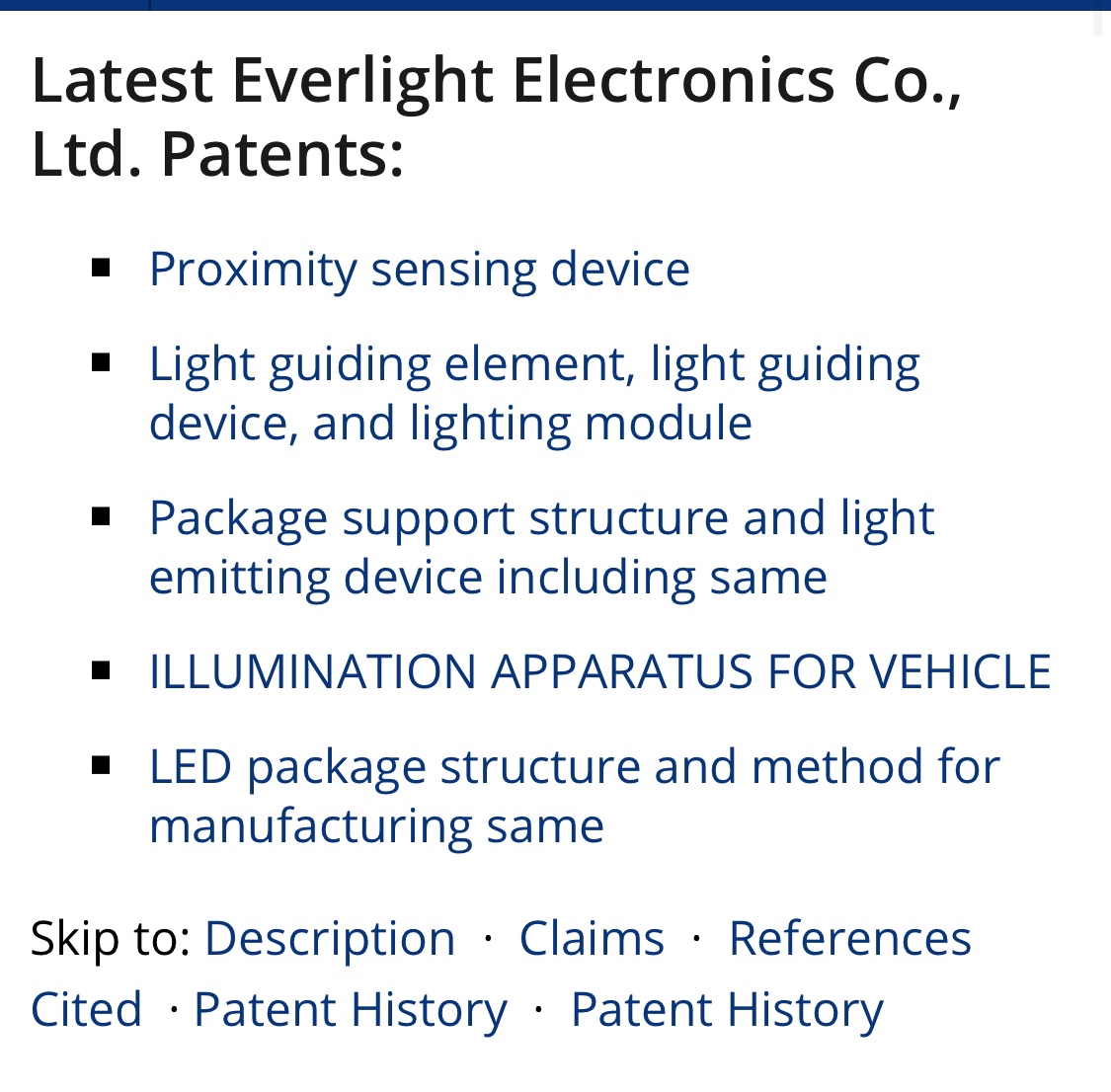 ClichyRose3's tweet image. Patent assignee  Everlight Electronics Co, Ltd  #everlight #everlightElectronics 
#patent10683454 patents.justia.com/patent/10683454