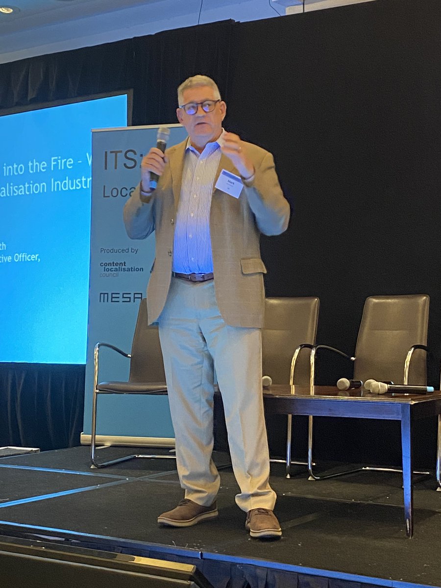 “There will be a lot more M&amp;A, there is great opportunity in scale” Mark Howorth #MESA #itslocalisation #medialocalization