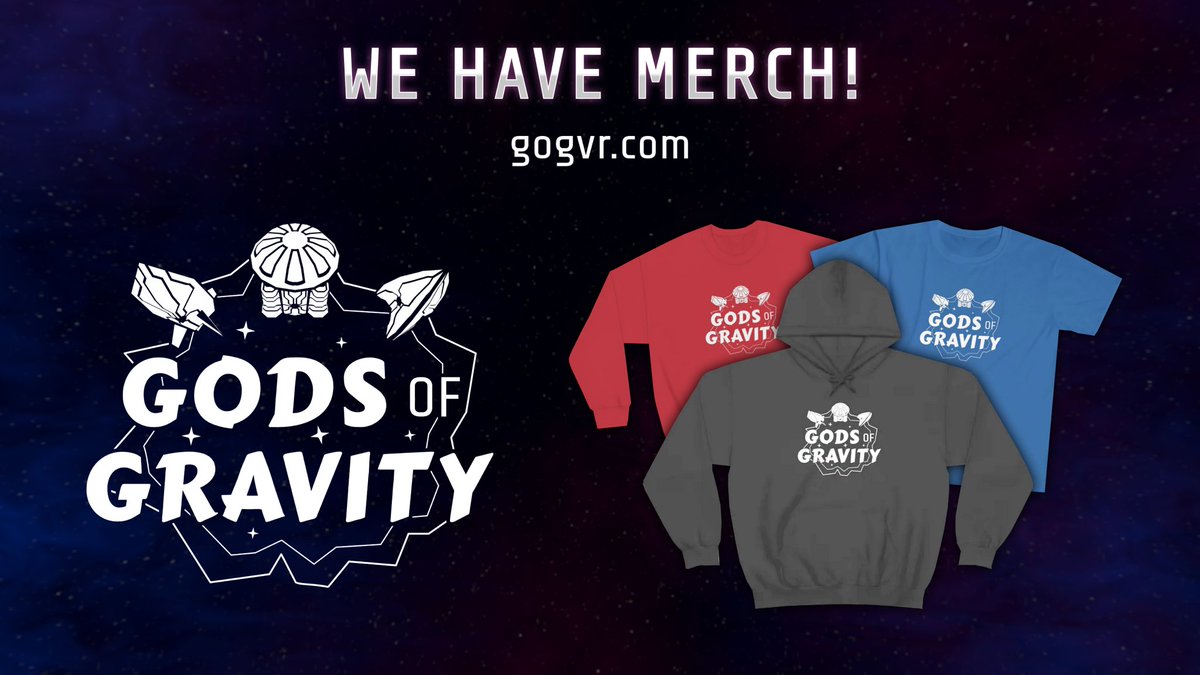 GodsofGravityVR's tweet photo. We added some hoodies, sweatshirts, and T-shirts for our Gods of Gravity fans!
#godsofgravityvr #godsofgravity #merch
https://t.co/cwJMtTCQem https://t.co/CqRIvKhnIZ