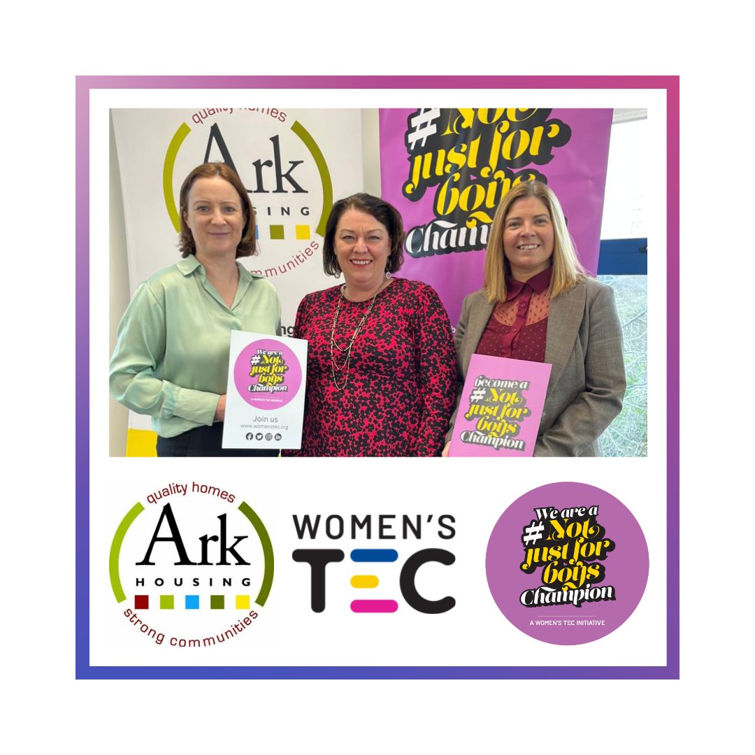 womenstec's tweet photo. We're delighted to welcome on board another #NotJustForBoysChampion! 

Welcome @arkhousing! We're excited to work with you and thank you for being a supporter of women and girls into non-traditional careers!

#notjustforboys #womenstec #njfb #notjustforboyschampions #arkhousing https://t.co/tL4pwMpFdS