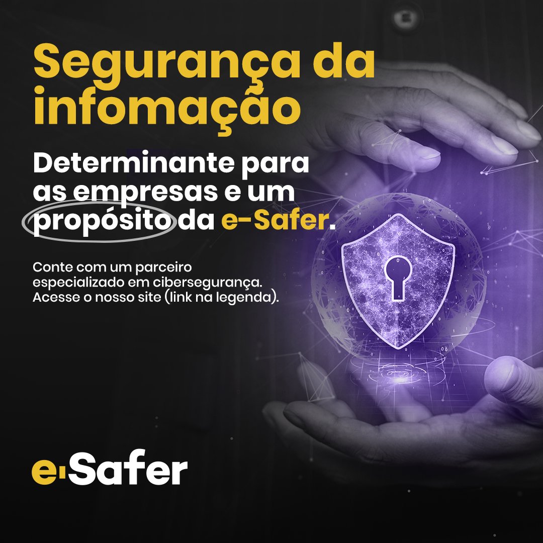 esaferdigital's tweet photo. A segurança da informação é uma das áreas mais importantes para a proteção e continuidade dos negócios. Para fortalecê-la na sua empresa, conte com uma empresa especializada. Contate a e-Safe➡️https://t.co/Kz6r4ooPPz

#cibersegurança #segurançadainformação #proteçãodedados https://t.co/SeQyuoEEXE