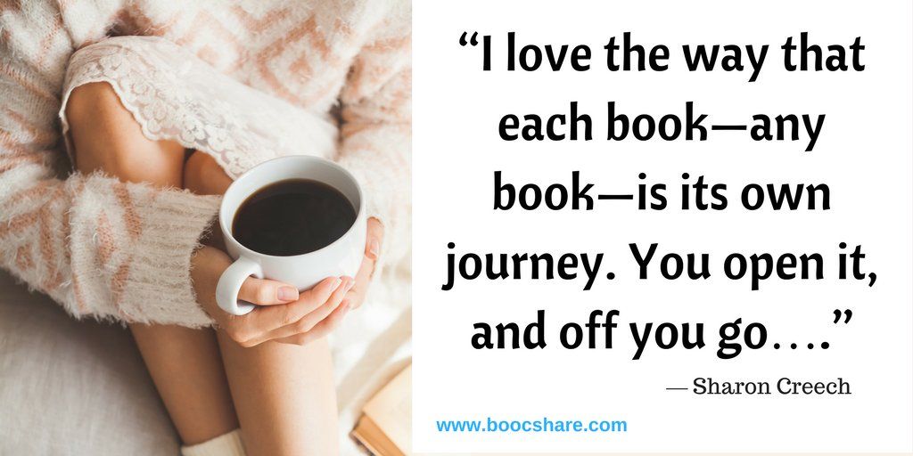 📚❤️ "I love the way that each book — any book — is its own journey. You open it, and off you go…”
 #bookworm #booklover #bookaddict #bookaholic  #reader #bookquotes #quotesaboutbooks #readingquotes #bookish