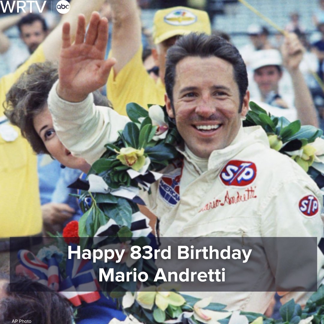 Happy Birthday to winner of the 1969 Indy 500 and all-around legend Mario Andretti. 