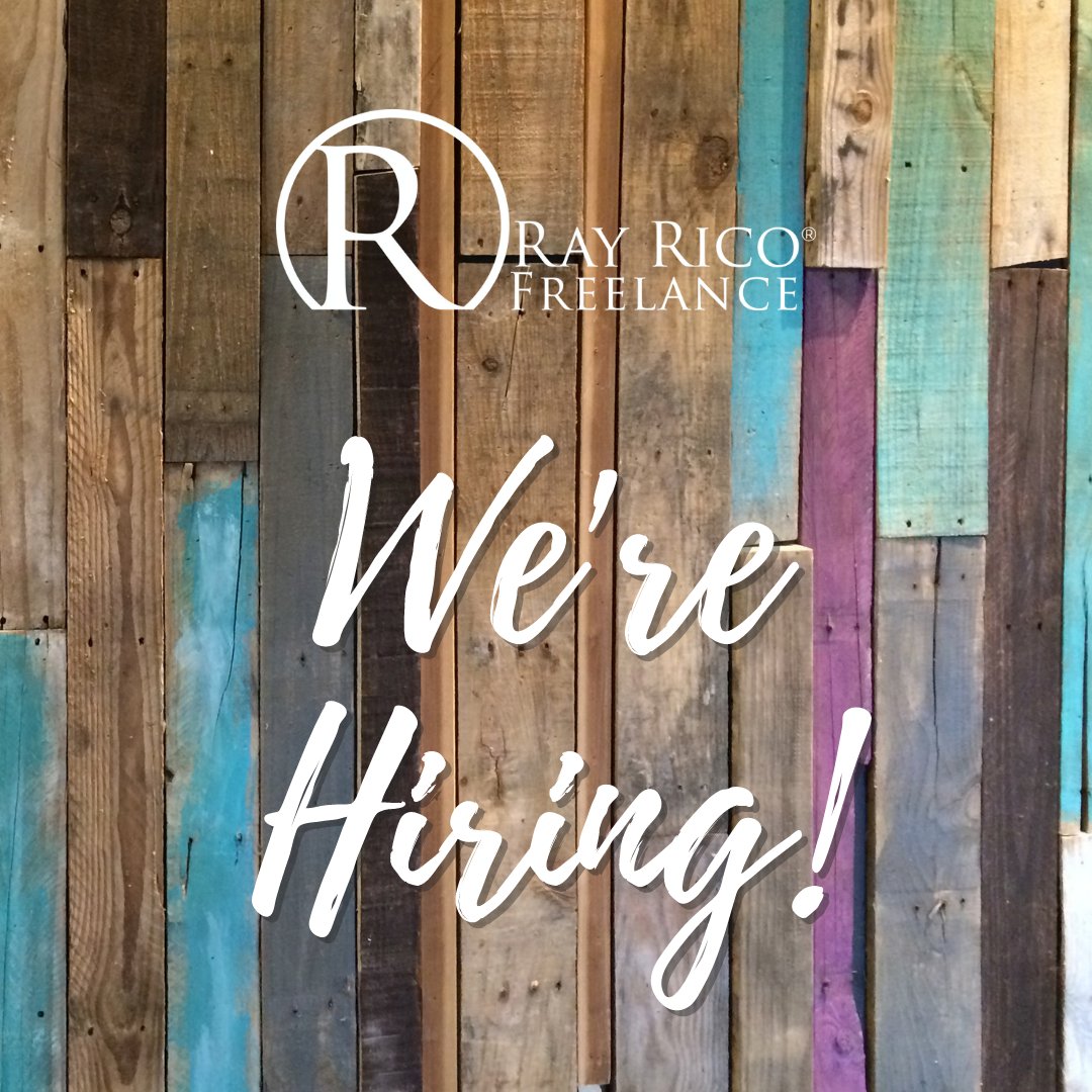 Work with us! We are looking for a great candidate to join our team as a Project Coordinator. Send in your resume by the end of this week, please! 
bit.ly/3IZCKyK 

#RayRicoFreelance #SupportLocalCreativity #Jobs #Hiring