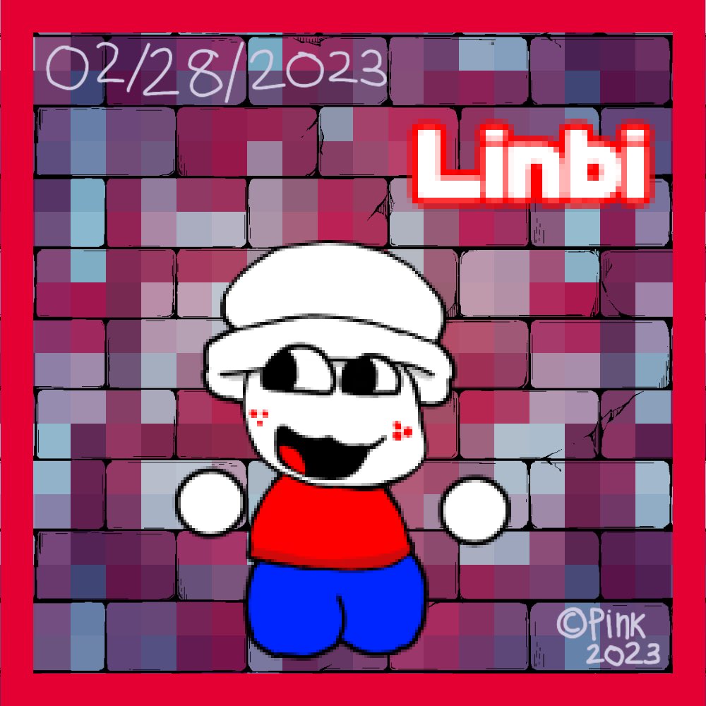 MettatonLover20's tweet photo. DONE! WOO! Here is Linbi! @ITSLINBITIME #linbi #fnflinbi #StridentCrisis #daveandbambi #vsdaveandbambi #fnf #fnfmod #8bit #chiptune #flipnote https://t.co/rvcRvUuAN2