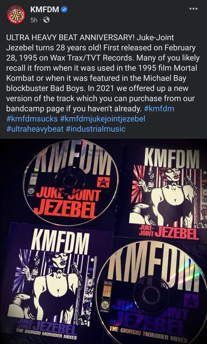 KMFDM Shirt Juke Joint Jezebel - Vintagenclassic Tee, image size:722x1200