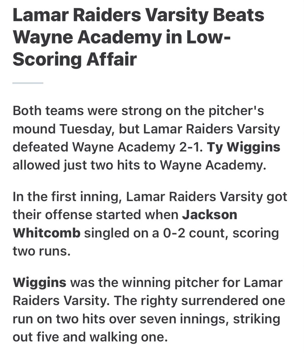 Ty Wiggins tweet media