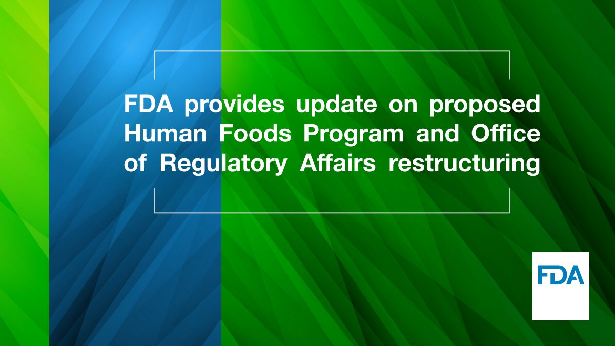 U.S. FDA on Twitter "Today, FDA announced that it has begun a national