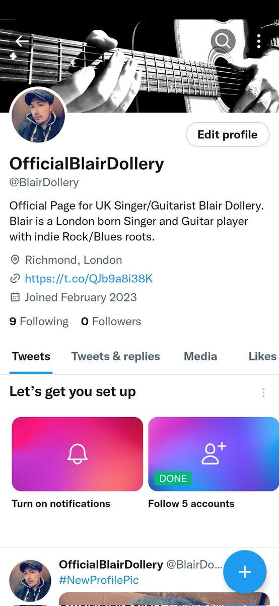 Blair the underground vault singer has a new Twitter page! Give him a follow and support independent music from London UK. Please re-tweet @JeffA92234 @SusansMusicPage @ITHERETWEETER1 @BreconIReviews @angelalovesbvb4 @GlassboyBob @IndMusicReview @AnneEstellaRock #indiemusic
