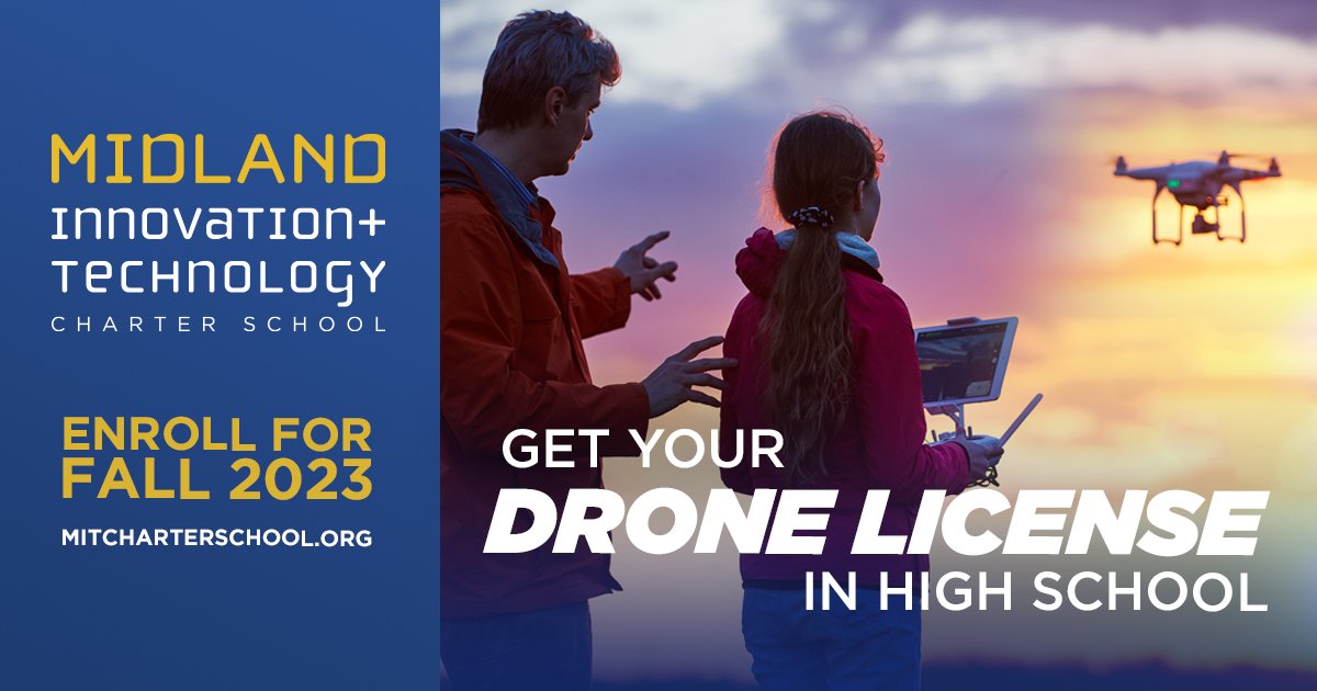 Where can a #DronePilotLicense take you in your career? In MITCS' #AviationTechnology program, students can earn licensing and credentials toward current and emerging careers in the Aviation Industry.

Enroll today and watch your career take flight! ✈️ mitcharterschool.org/enroll-now