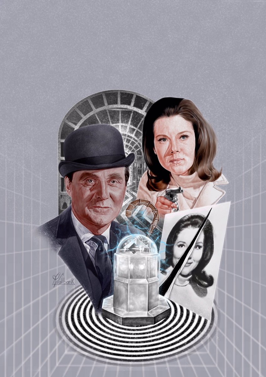 #TheAvengers - #thehousethatjackbuilt starring #steed and #mrspeel otherwise known as #patrickmacnee and #dianarigg - New #artwork originally for #staytunedvol.2
Special thanks to @TimeLordDrew61 for colouring info
@JoshTwain