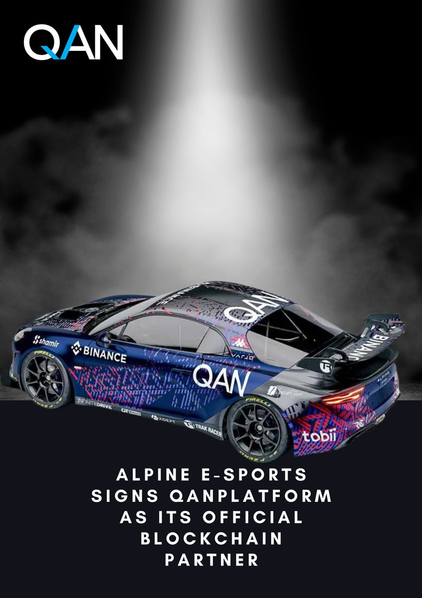 For #QANplatform the new partnership announced today with #Formula1 #AlpineEsports aims to illustrate how #blockchain technology can be used to develop applications for businesses beyond payments processing #QAN are off to a great start in 2023!

$QANX #QANera #Racing