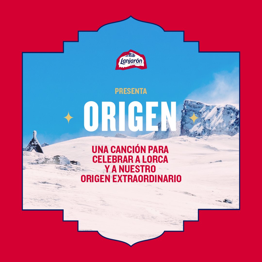 ¡Sí, es hoy! Y nosotros tenemos claro cómo vamos a celebrar este #28F, recitando a Lorca para poner en alto nuestro origen extraordinario. ♥️ Tú también puedes sumarte a esta celebración, envíanos tu voz.​
 #Lanjarón #OrigenExtraordinario