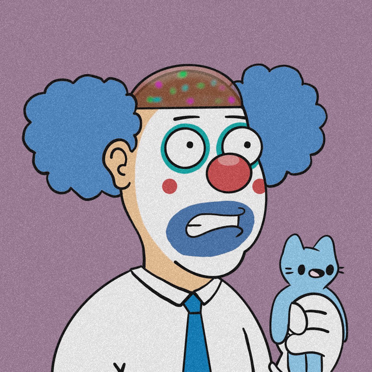 AmgKalle's tweet photo. Can believe it fam 🎪 up to 75 🤡 #LifesAJoke #NFT and won’t stop 🛑 to buy these #NFT make some noise 🎪🎪 @LifesAJoke_NFT thanks to the clowns 🤡 who made the trade possible ❤️ https://t.co/o9tF20e96r