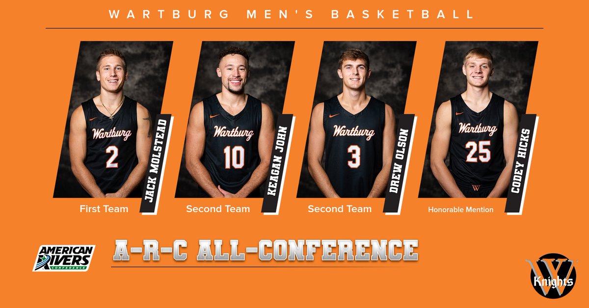 Conference Awards🏆

Congratulations to Jack Molstead (First-team),
Keagan John (Second-team), Drew Olson (Second-team) and Codey Hicks (Honorable Mention)!