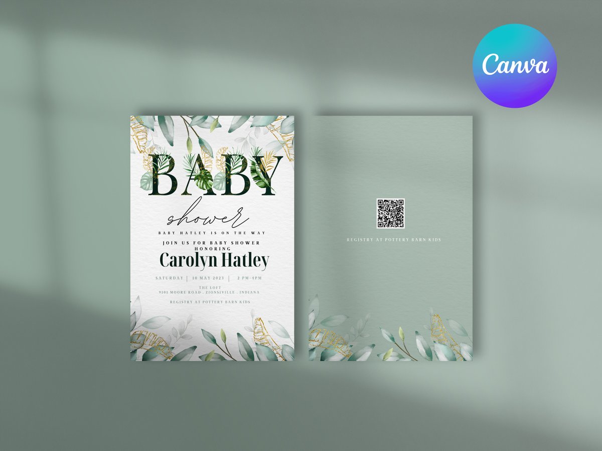 AbsoluteprettyC's tweet photo. Greenery Baby Shower Invitation, Baby Shower Invitation Suite, editable baby shower template, baby shower bundle, baby shower invite set

#etsy #etsyshop #etsysellers #etsyuk #etsylove #babyshower #babyinvite #bearbabyshower #bearbabyinvite #babyshowerinvite #greenerybabyshower https://t.co/4rRneDf23i