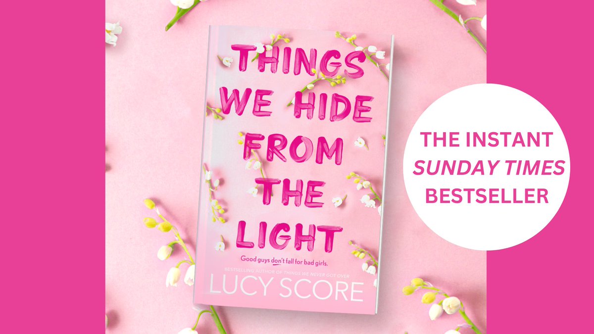 kimberleyatkins's tweet image. Thrilled that #ThingsWeHideFromTheLight by #LucyScore is an instant Sunday Times bestseller! If you haven&apos;t yet met the VERY sexy Nash Morgan, then you are missing out... amazon.co.uk/Things-Hide-Li…