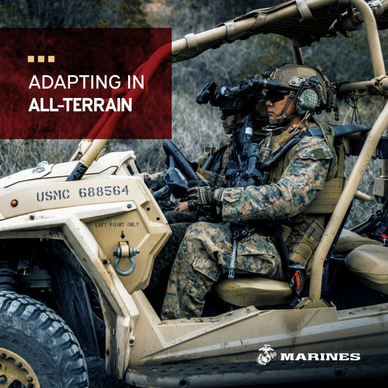 USMarineCorps's tweet photo. Capable of adapting to any unknown threat, the tech Marines command must too. That's how we overcome threats to our Nation.