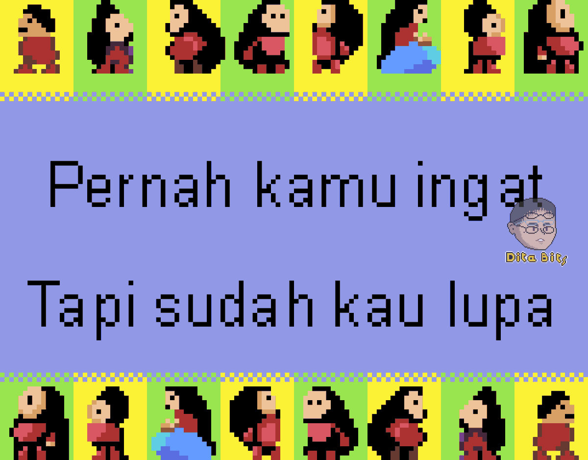 abaikan yang punya akun lagi sters karena gak bisa bikin 16 x 16 
#pixelart